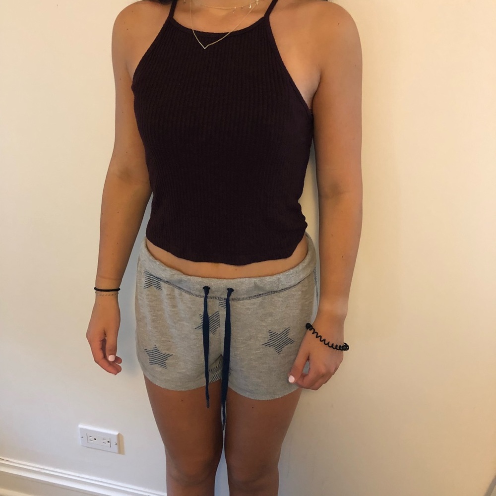 Brandy Melville maroon tank